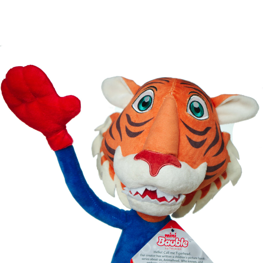 Call Me Tony TigerHead! Your Brave & Bold Cuddle Plush - Group