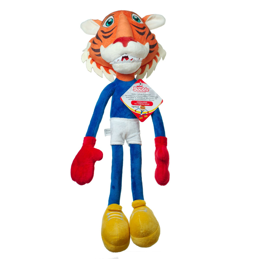 Call Me Tony TigerHead! Your Brave & Bold Cuddle Plush - Group