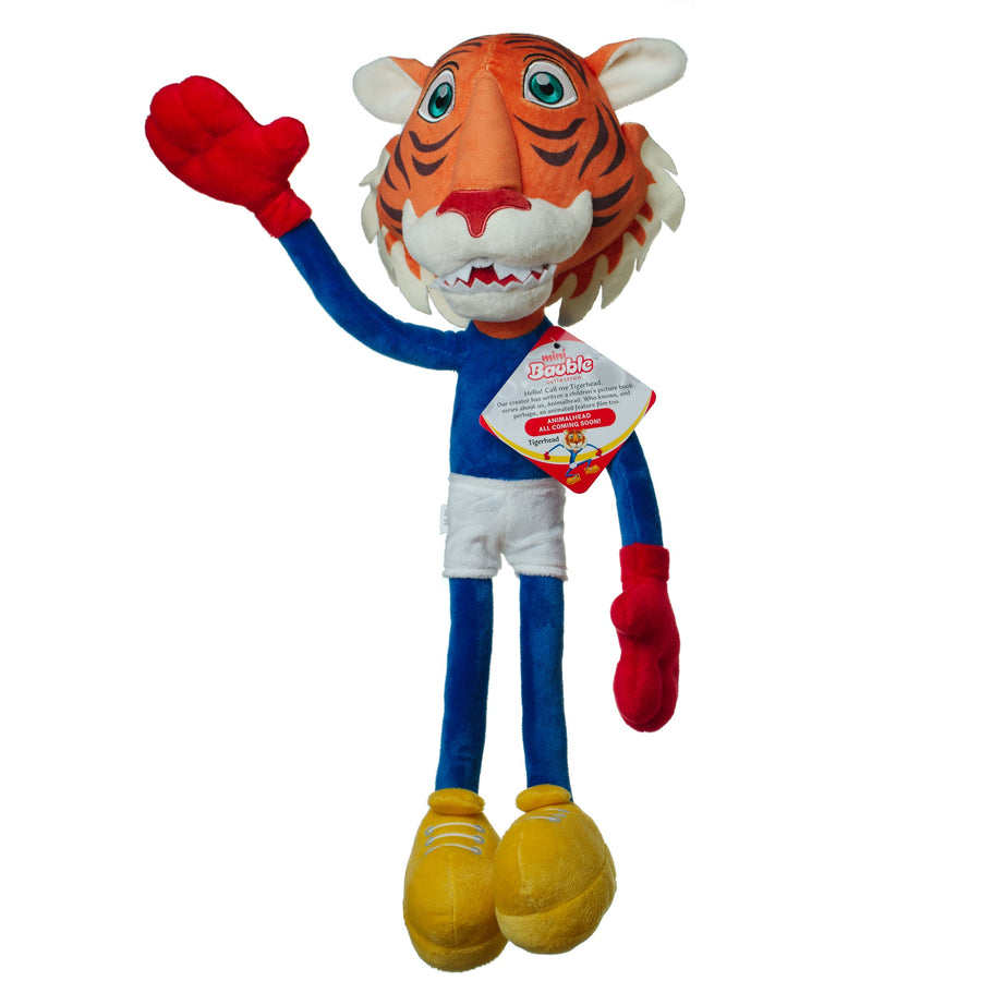 Call Me Tony TigerHead! Your Brave & Bold Cuddle Plush - Group